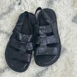 Stylish Black Leather Footwear